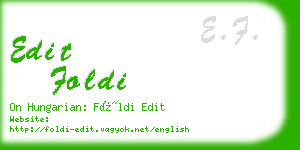 edit foldi business card