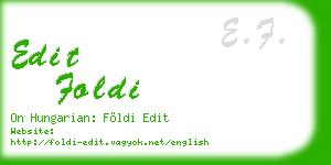 edit foldi business card